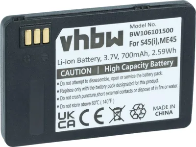 vhbw Batería Compatible con Amplicom PowerTel M6700L, Powertel M6700, M7000 móvil, Smartphone (1000 mAh, 3,7 V, Li-Ion