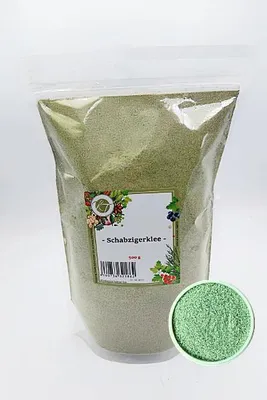 Produktbild von KT 500 g Schabzigerklee gemahlen Käseklee Brotklee Brotgewürz - 1A Qualität