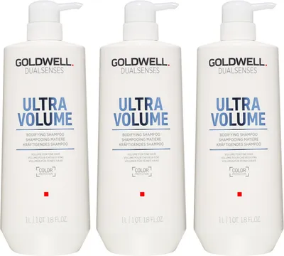Zdjęcie produktu dla Goldwell DS UV Bodifying Shampoo 3x1000ml