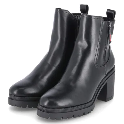 Produktbild von s.Oliver Damen Stiefeletten Ankle Boots Schwarz Kunstleder vegan Größe: 39