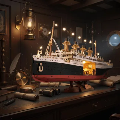 Produktbild von 1912 - Eternal Atlantic Voyager aus Holz