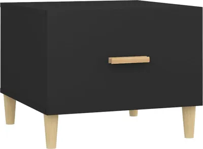 Produktbild von vidaXL Couchtisch Schwarz 50x50x40 cm Holzwerkstoff