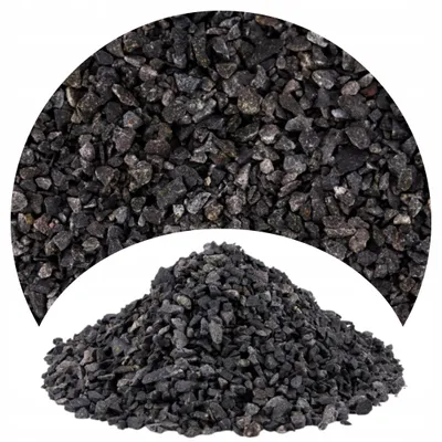 Obrázok produktu pre Akvarijný štrk, čierny bazalt 3–5 mm, 2 kg