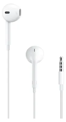 Image de Écouteurs intra-auriculaires Apple Earpods avec prise jack 3,5 mm pour iPhone (Mnhf2Zm/A) - Blancs
