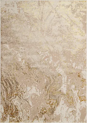Produktbild von Tapiso Teppich Crystal Modern Braun Beige Gold Wohnzimmer 200 x 300 cm