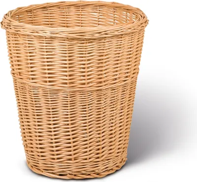 Produktbild von Papierkorb rund Naturmaterial Handarbeit weich für Büro und Zuhause
