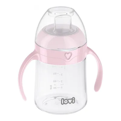 Obrázek produktu pro LOVI První hrnek s náustkem růžový 150 ml 35/353