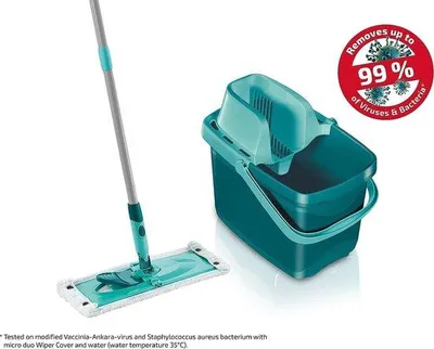 Produktbild von XL Mikroduo Mopp 42cm Breite, 12L Eimer, 2fach Wischerbezug