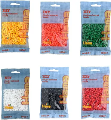 Produktbild von Hama Set mit 6.000 Midi-Bügelperlen Halloween