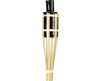 Produktbild von Favorit Gartenfackel, Bambus, Hähe 90 cm, für Lampenäl geeignet, Tank 185 ml
