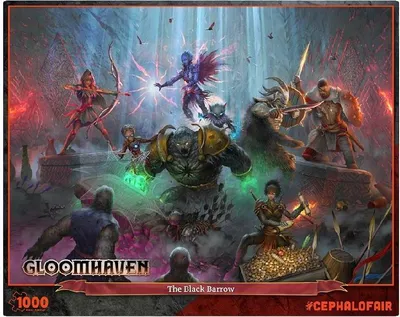 Zdjęcie produktu dla Gloomhaven Puzzle - The Black Barrow (1000 piese)
