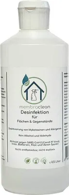 Produktbild von membraclean Desinfektion für Flächen & Gegenstände - 0,5 Liter mit Dosierverschluss