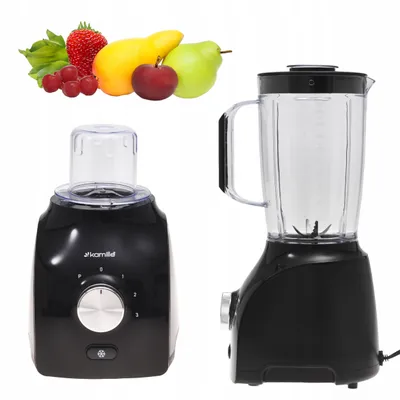 Produktbild von Leistungsstarker Bechermixer Smoothie Blender + Kaffeemühle 2-In-1 600 W Kamille Km-6759