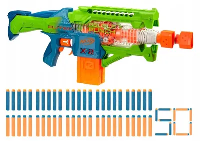 Produktbild von NERF Elite 2.0 Double Punch Motorized Blaster - motorisierter Blaster mit Doppellauf