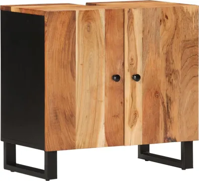 Immagine prodotto di vidaXL Mobiletto in legno massiccio di acacia e materiale a base di legno