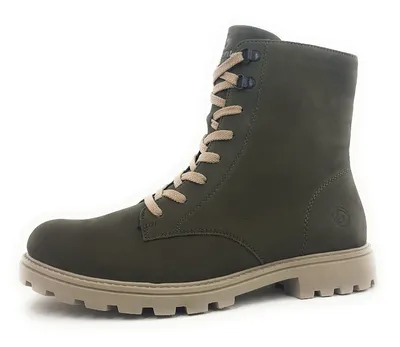 Immagine prodotto di Remonte scarpe da donna stivaletti stringati stivali verde tempo libero, numero di scarpe: 37 EU