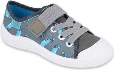 Produktbild von BEFADO Jungen Sneakers Klettverschluss Auto Grau 28