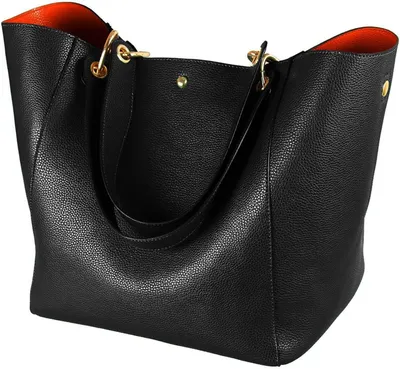 Produktbild von Taschen Damen Leder Groß Shopper Gross Henkeltaschen Tasche Student Schultasche Arbeit Handtaschen