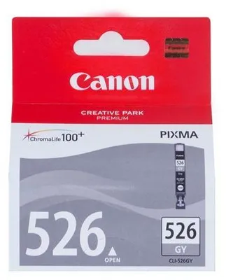 Zdjęcie produktu dla Canon CLI-526 GY, Szary, Tusz na bazie pigmentu, 1 szt.