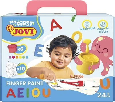 Obrázok produktu pre Jovi 540VW MY FIRST Sada prstových farieb AEIOU