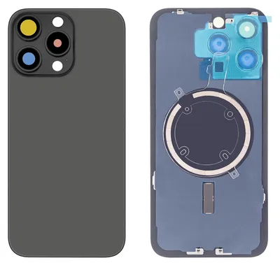 Produktbild von iPhone 15 Pro Max Backcover Titan Schwarz