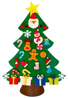 Immagine prodotto di Albero di Natale in feltro con addobbi 24856