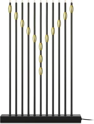 Productafbeelding van Tafelkaarsenhouders zwart/goud NECKLACE 705285 Markslojd