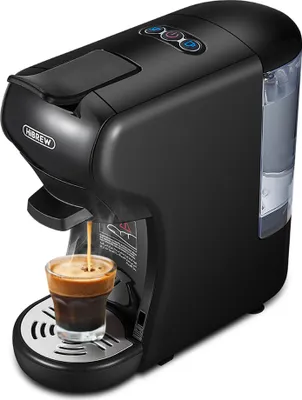 Produktbild von elektrický kávovar 4 v 1, konstantní extrakce 92 °C, tlak 19 barů, funkce mini cold brew a ohřev, odnímatelná nádržka na vodu a odkapávací miska