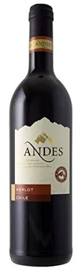 Produktbild von Andes Merlot Qualitätswein trockener Rotwein aus Chile 750ml
