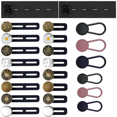 Produktbild von Hosenbunderweiterung - Verstellbarer Knopf ohne Nähen - Set mit 24 Stück