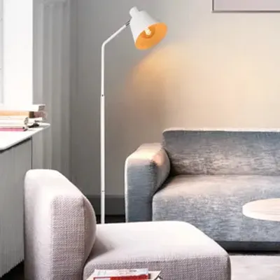 Zdjęcie produktu dla ZMH Retro lampa podłogowa 166 cm żarówka E27 (max. 40W) z antypoślizgową podstawą