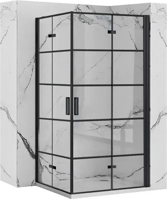 Obrázek produktu pro Sprchový Kout REA MOLIER BLACK DOUBLE 100X100