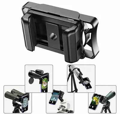Image de Support adaptateur smartphone universel pour télescope, jumelles et microscope
