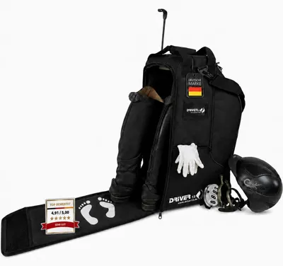 Produktbild von Reitstiefeltasche Deluxe schwarz, KI-generiertes Bild