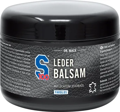 Produktbild von S100 Leder-Balsam 250ml: Farbloser Schutz für Glattleder mit Bienenwachs