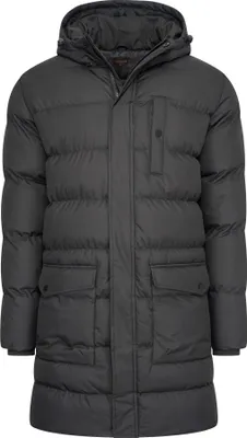 Produktbild von Cappuccino Italia Long Puffer Jacket  Schwarz - Große XL