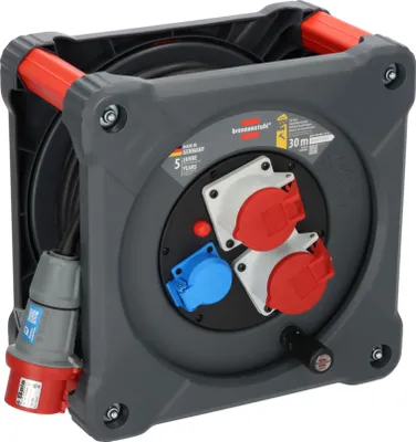Image de Brennenstuhl Professional Touret de câble CEE KD 3200 C7 IP44, 30m H07RN-F 5G2,5