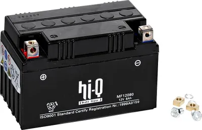 Produktbild von Hi-Q Batterie AGM Gel 12V 8Ah, Wartungsfrei, Passend für YTX9-BS