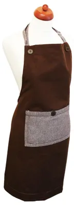 Obrázek produktu pro ARÔME HOME Kuchyňská zástěra čokoládová a režná