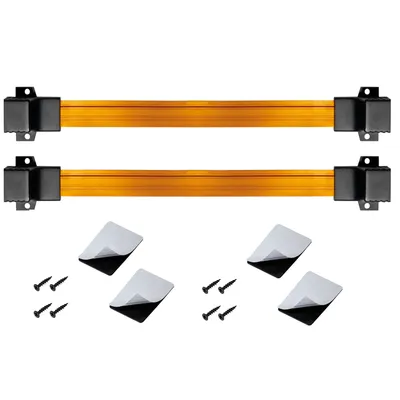 Produktbild von ARLI 2x RJ45 Fensterdurchführung für Netzwerkkabel Flachkabel inkl. 4 x Klebepads + 8 x Schrauben