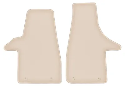 Produktbild von Velours-Fußmatten für Volkswagen Transporter T6 2015- (Transporter) – 4-tlg, Beige, passgenau – Wielganizator FORTUNA