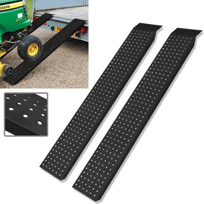 Produktbild von ACXIN 2 kusy nájezdové rampy, protiskluzová nakládací rampa pro motocykl auto auto, max. 400 kg nakládací rampa z pozinkované oceli 160 x 22,5 cm, černá barva