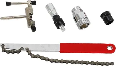Produktbild von Fahrrad Werkzeug Kettenpeitsche Zahnkranzabzieher Kassettenabzieher Reparatur Kurbel Abzieher Kit Zahnkranzabnehmer Fahrradreparatur Werkzeug