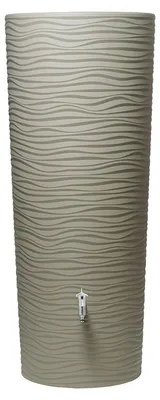 Produktbild von Garantia NATURA 2in1 Regenspeicher Regentonne Regenspeicher 350 L, 62x62x150 cm (LxBxH), sahara creme; 326152