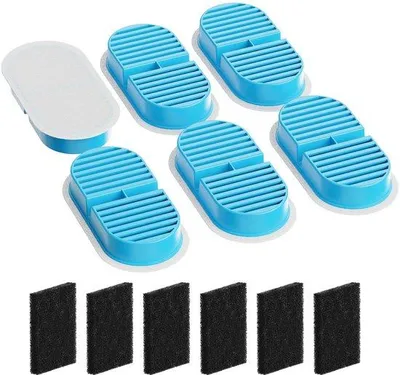Obrázok produktu pre Filter 12 pre fontány pre mačky, filter s aktívnym uhlím a penovým filtrom, viacnásobná filtrácia