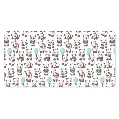 Produktbild von MuchoWow® Mauspad Mousepad Geschenk - Panda - Muster 60x30 cm - Mousepads - Maus Mat - Pad - Mausunterlage - Nachhaltig