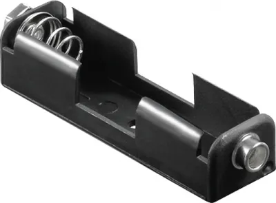 Image de Porte-pile, 1 pile AA avec connexion à bouton-poussoir