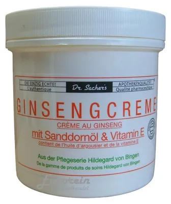 Imagen del producto de Crema de ginseng con vitamina E, 250 ml, de Dr. Sachers