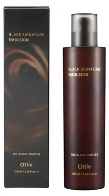 Productafbeelding van OTTIE Black Signature Gezichtslotion met slakkenextract, 100 ml
