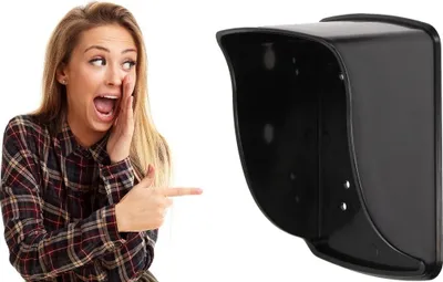 Image de Capot de protection pour serrure à combinaison OR-ZS-802 - Noir - Résistant aux intempéries - Saisie discrète du code PIN